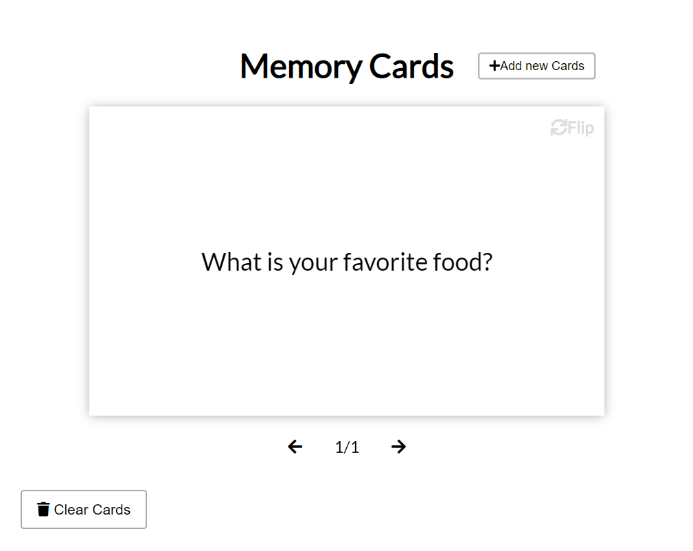 MemoryCard