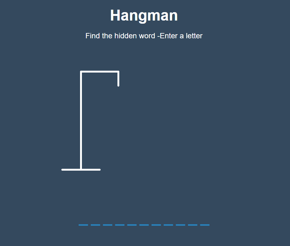 hangmanGame